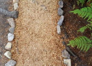 sawdust path